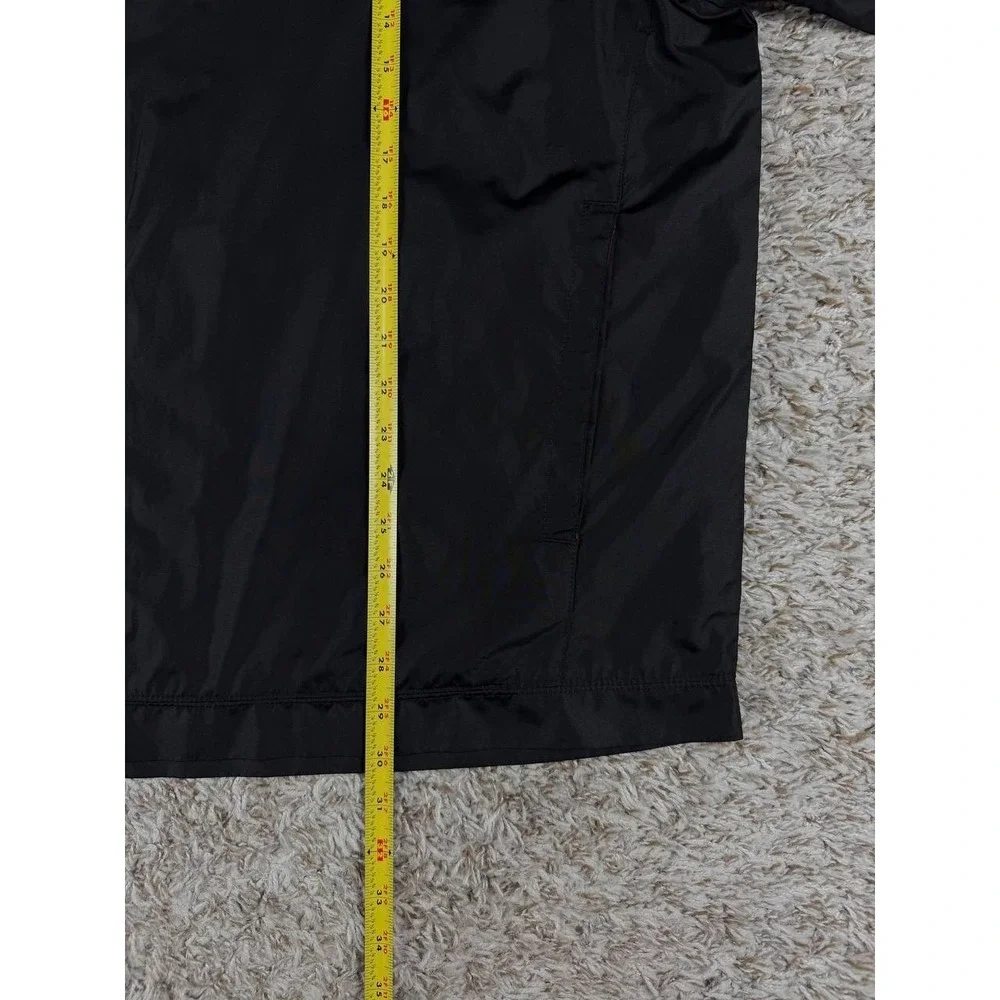 Starter Men's 2XL Black Gray Colorblock Windbreaker Jacket Full Zip Mesh Lined